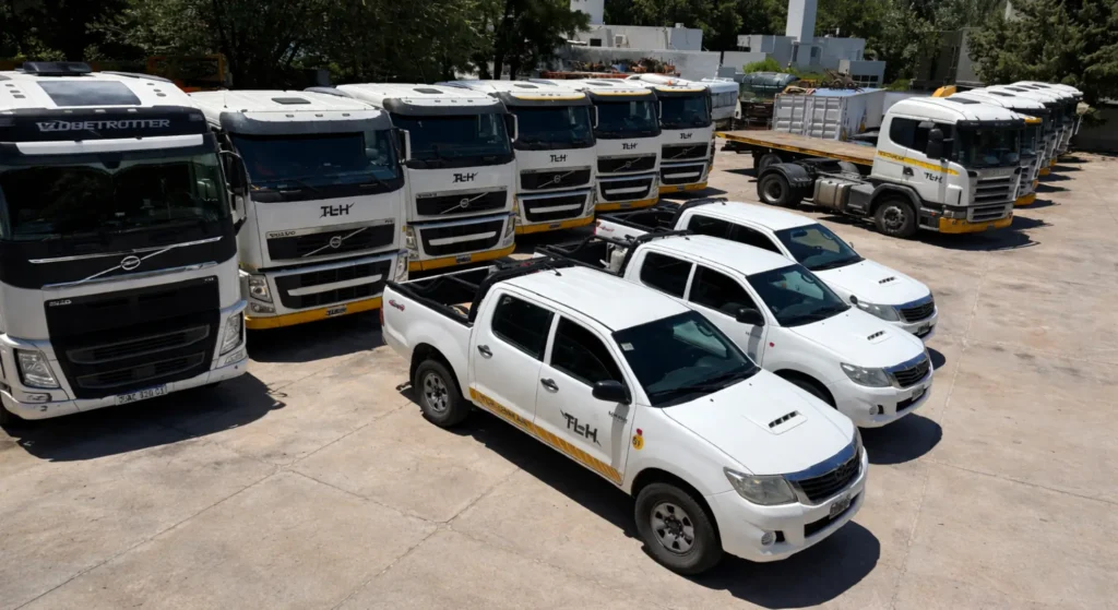 Transporte de cargas THL - flota