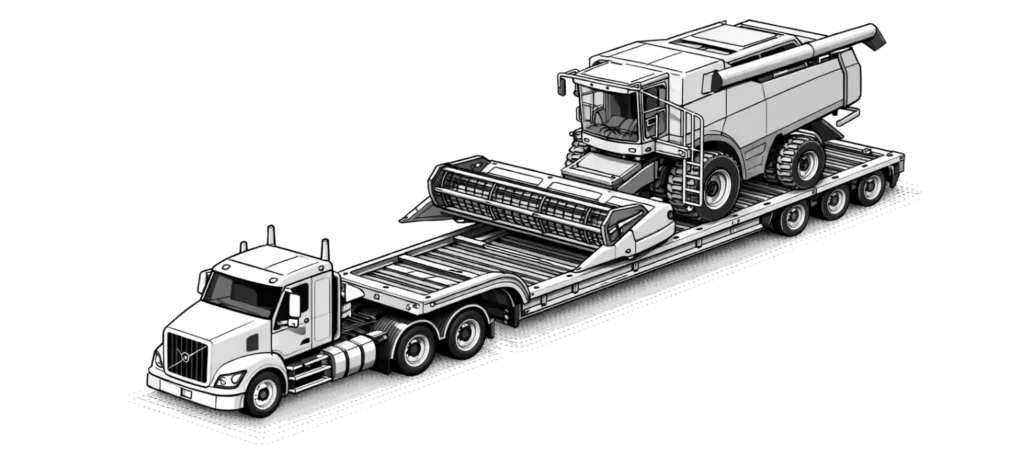 Transporte de maquinaria carreton